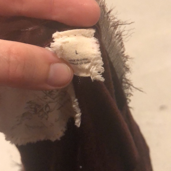 Anthropologie burgundy tie sweater - Picture 4 of 4